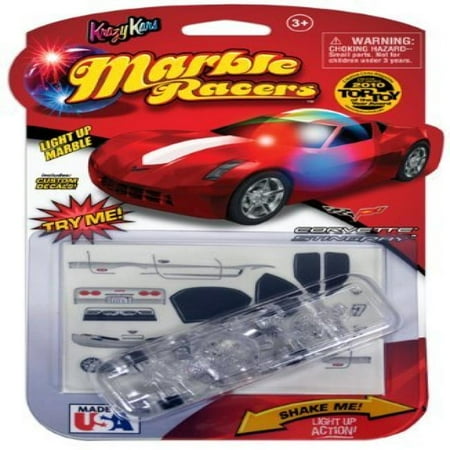Krazy Kars Award Winning Corvette Stingray Light Up Marble Racer Car