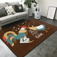 thumbnail image 3 of Area Rugs For Living Room Decor - Rooster And Chicken Soft Anti Slip Throw Washable Rugs 5x7 For Bedroom, Indoor Carpet For Bedroom Living Room 80x58In, 3 of 7