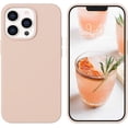 thumbnail image 1 of Compatible with iPhone 13 Pro Case Liquid Silicone Soft Gel Rubber Full-Body Shockproof Protective Anti-Scratch Microfiber Lining Cushion Slim Phone Cover iPhone 13 Pro 6.1" 2021, Pink, 1 of 6