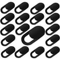 thumbnail image 1 of NEPAK 18 Pack Webcam Cover 0.026 Inch Ultra Thin,Webcam Cover Slide,Laptop Camera Cover Slide for PC, MacBook, iMac, Computer, iPad(Black), 1 of 5