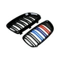 thumbnail image 4 of Astra Depot Gloss Black Dual Slats Front Kidney Grill Grille M-Color for BMW E92 E93 M3 328i 335i Coupe 07-10 (1 Pair), 4 of 7