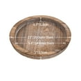 thumbnail image 2 of Multipurpose Decorative Tray With Rounded Edges, Handcrafted Distressed Finish Round Wooden Serving Tray For Versatile Use In Your Home, 2 of 6