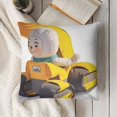 thumbnail image 3 of Excavator Toy Figure, Plush Construction Stuffed Truck, Interactive Excavator Truck Toy for Toddlers, 3 of 5