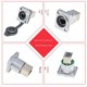 thumbnail image 4 of Impermeable Blindado con Pulsador Conector RJ45 Sin Pulsador Soporte RJ45 Pantalla LED Portátil Enchufe de Señal, A, 4 of 5