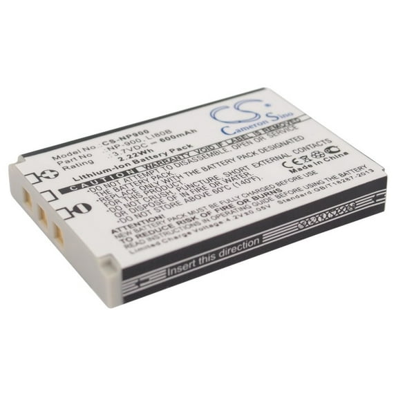 600mAh VOIGTLANDER BATS4 02491-0037-00 02491-0015-00 NP-900 Battery for Virtus D4 Virtus D600 Virtus S6 Virtus D5 Virtus D6