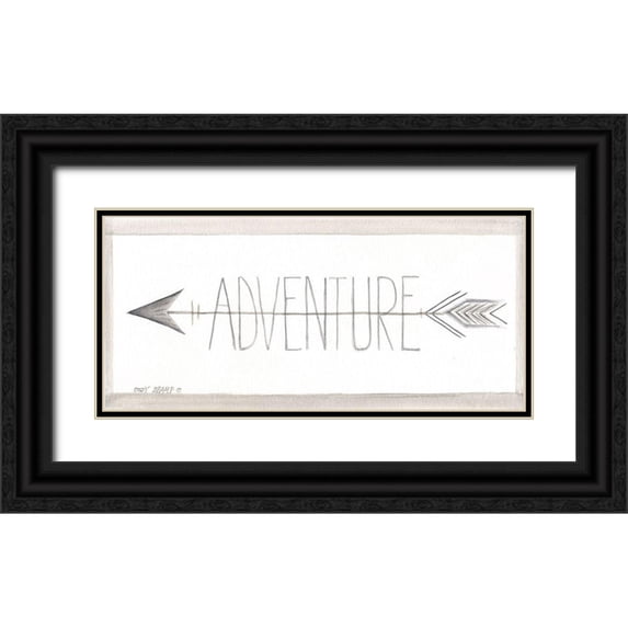 Shamp, Cindy 32x17 Black Ornate Wood Framed with Double Matting Museum Art Print Titled - Adventure