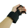 thumbnail image 6 of Troglfold Lifting grip Pair of Weight Lifting Gym Training Hook Grips Straps Gloves Wrist Straps (Black),5.12"X3.15"X2.17", 6 of 6