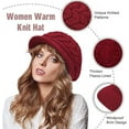 thumbnail image 4 of Dalrosia Womens Winter Hats Warm Knit Hat Slouchy Beanie Cap with Brim Gifts, 4 of 6