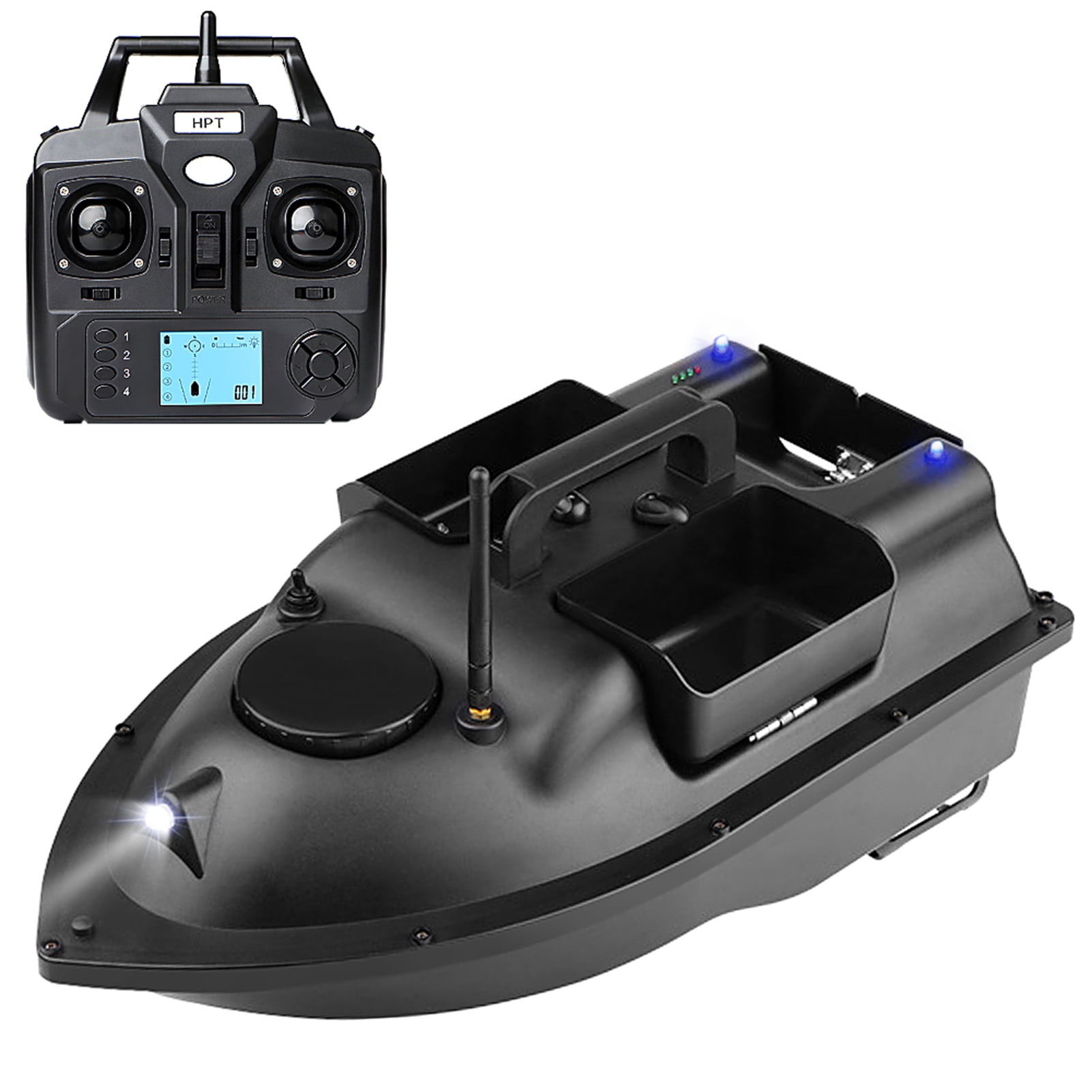 12000mAh Fishing Bait Boat with 3 Bait Containers Wireless Bait Boat