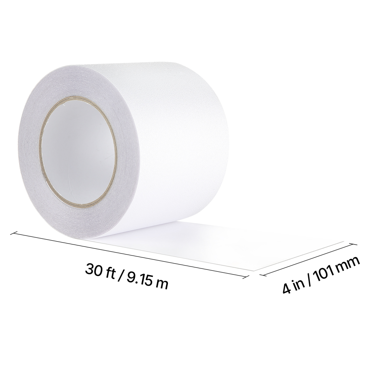 Strong Traction Transparent Anti Slip Tape 30FT x 4inch Waterproof Wear Resistant Grip Tape for Stairs Bathrooms Kitchens