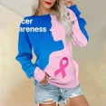 thumbnail image 2 of Bovemsi Womens Sweatshirts Love & Strength: Women's Breast Cancer Support Sweatshirt Graphic Sweatshirts, 2 of 5