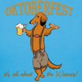 thumbnail image 3 of CafePress - LH Oktoberfest Dachshund Women's Dark T Shirt - Women's Traditional Fit Dark T-Shirt, 3 of 4