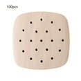 thumbnail image 1 of Papier Buvard pour Friteuses à Air Chaud - Feuilles de Cuisson Anti-Graisse 100 Pcs Papier Parchemin avec Trous pour Cuisson et Friture 100 Pcs, 1 of 6