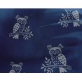 thumbnail image 4 of oneOone Georgette Viscose Fabric Branch & Owl Block Print Fabric By The Yard 42 Inch Wide, 4 of 4