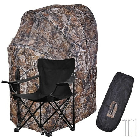 Fold Chair Ground Deer Hunting Blind Woods Camouflage Turkey Hunting