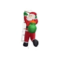 thumbnail image 2 of Adornos navideños inflables de Papá Noel. Decoración navideña adorable para interiores, porches y jardines., 2 of 8
