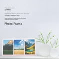 thumbnail image 3 of Photo Frame, 3in 4x3 Decor Triple Photo Frame With Stand, 3 Openings Clear PC Display Triple Picture Frame For Home Decor, Family, Friends, 3 of 8