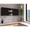 Black, variant on Wooden Cabinets, Corner Bar Single Door Cabinet Two Shelves, Ten Built-in Wine Rack, Two Interior Shelves, Black / Pine, Multicolor Living Room Cabinets,Engineered Wood Cabinets With Doors