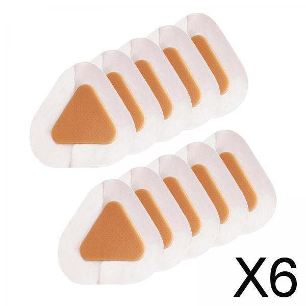 BELOVING 6x10PCS Heel Stickers Blister Pads Back Shoe Heel Insoles Insert Liner For