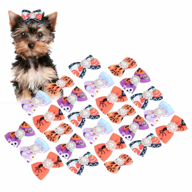 Halloween 25 uds mascota Navidad Halloween Decoración Festivales Accesorio Adorno Para Gatos Perros