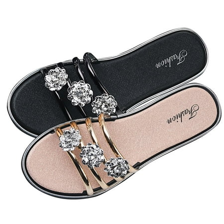 

Akiihool Flip Flops for Women Performance Women s Go Walk Move Solstice Flip Flop (Gold 7.5)