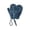 Blue, variant on Daznico Knitted Mittens, Winter Warm Hanging String Baby Gloves, Soft Cozy Outdoor Cold Weather Children Daily Windproof Hand Warmers