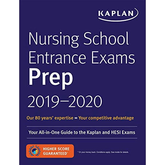 Pre-Owned Nursing School Entrance Exams Prep 2019-2020: Your All-In-One Guide to the Kaplan and Hesi Exams (Paperback) 1506234542 9781506234540