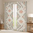 thumbnail image 2 of Feelyou Hippie Aztec Curtains Pack of 2 (42x84 Each), SouthDamask Curtains Blackout, 2 of 6