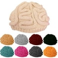 thumbnail image 3 of NUZYZ Spoof Horror Brain Knitted Hat Funny Warm Cap Party Headwear Photography Props, 3 of 8