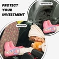 thumbnail image 4 of Xecao Fireworks1 Pattern Car Seat Back Protector 2 Pack Large Capacity Pocket, Kick Mats Back Seat Protector, 4 of 8