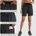thumbnail image 4 of Women's Hiking Cargo Shorts Quick Dry Lightweight Athletic Shorts for Women, 4 of 6
