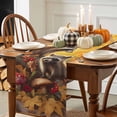 thumbnail image 3 of Fall Forest Table Runner, Autumn Thanksgiving Kitchen Dining Table Decoration for Home Party Decor 13x72 Inches, 3 of 9