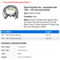 thumbnail image 2 of Spark Plug Wire Set - Compatible with 1955 - 1961 Chevy Nomad 1956 1957 1958 1959 1960, 2 of 3