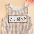 thumbnail image 6 of Rotm Baby Girl Outfits Clothes for Baby Girls' Popover Bodysuit Dress and Headband Set Khaki,0-3 Months, 6 of 6