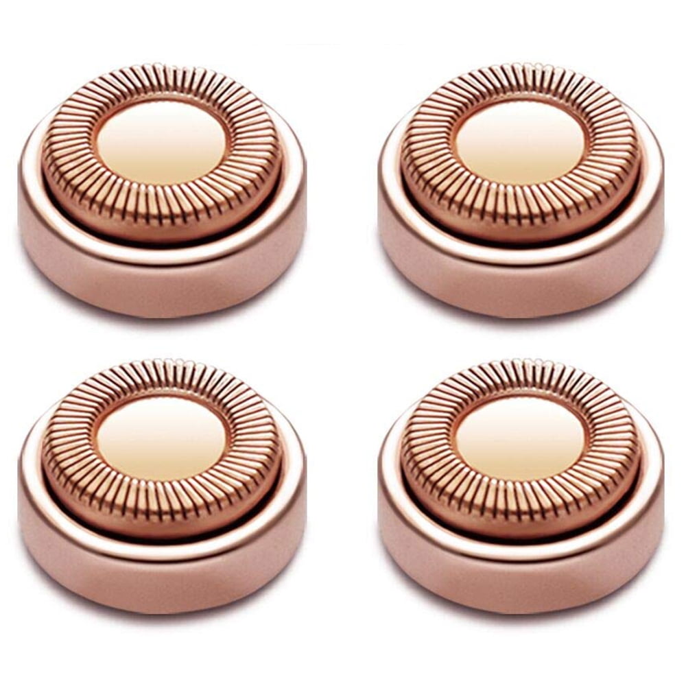 Flawless Facial Hair Remover Replacement Heads for Electric or Battery Flawless Hair Remover, Good Finishing and Well Touch for Lip,Chin,Cheeks and Sideburns As Seen On TV 18K Rose Gold