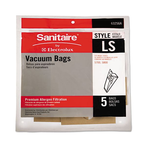 Sanitaire Commercial Upright Vacuum Cleaner Replacement Bags, Style LS