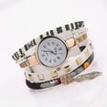 thumbnail image 2 of Ladies Quartz Bracelet Watch with Leaf Shape Pendant, 2 of 4