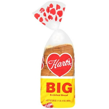 Hart's Roundtop White Bread, 20 oz