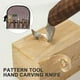 thumbnail image 4 of Juego de cuchillos para trabajar la madera 7 en 1, modelo tallado a mano, herramienta de bricolaje, cuchara para tallar madera, cuchillos para tallar, 4 of 4