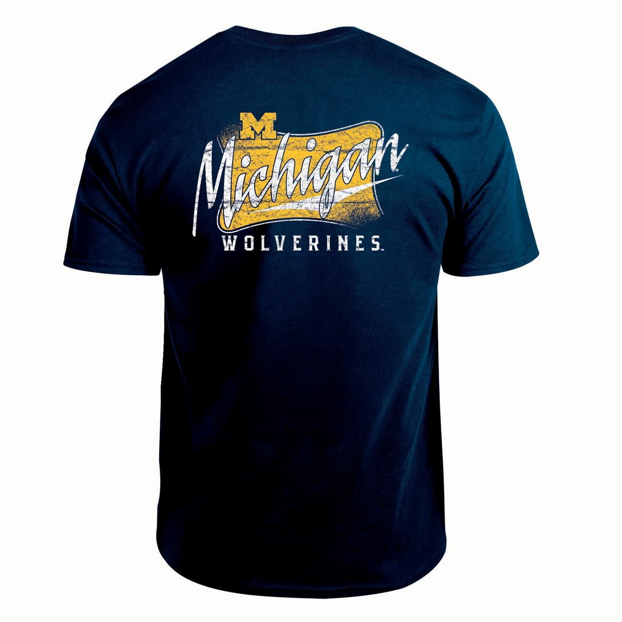NCAA Mens Michigan Wolverines 2 Hit Graphic T-Shirt