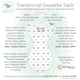 thumbnail image 5 of Saco para pañales Amazing Baby Transitional con brazos levantados de 3 a 6 m, 6 a 9 kg, 5 of 8