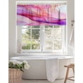 thumbnail image 4 of Valances for Windows Valance Rod Pocket Light Filtering Short Window Treatments Curtains for Kitchen Bathroom Living Room Bedroom, 1 Panel, 60 x 18 Inch, 4 of 7
