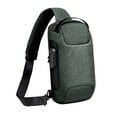 thumbnail image 4 of Mochila de Hombro Zulema Bolso Multipropósito Bloqueo de Pecho para Hombres Verde, 4 of 8