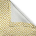 thumbnail image 6 of Ambesonne Greek Valance & Curtain, Yellow and White Maze Theme, 55"x30", Yellow and White, 6 of 6