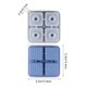 thumbnail image 3 of MTBLYS Molde de silicona para cubitos de hielo con forma de diamante|Bandeja grande cuadrada de 5 cm para hacer bolas de hielo para whisky|cócteles y bourbon, 3 of 6
