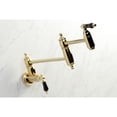 thumbnail image 4 of Kingston Brass KS3102PKL Duchess Wall Mount Pot Filler Faucet, Polished Brass, 4 of 8