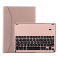 thumbnail image 1 of Compatible FT-1038B Bluetooth Aluminum Alloy Keyboard + Leather Case High quality Gift, 1 of 5