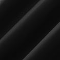 thumbnail image 4 of Sun Zero Arlo 2-Piece Textured Thermal Insulated Room Darkening Grommet Curtain Panel Pair, Black, 40"W x 63"L, 4 of 9