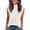 White, variant on Women Mock Turtle Neck Vest Summer Lightweight Knit Pullover Tank Tops Business Casual Shirts Trendy Breathable Loose Fit Tops