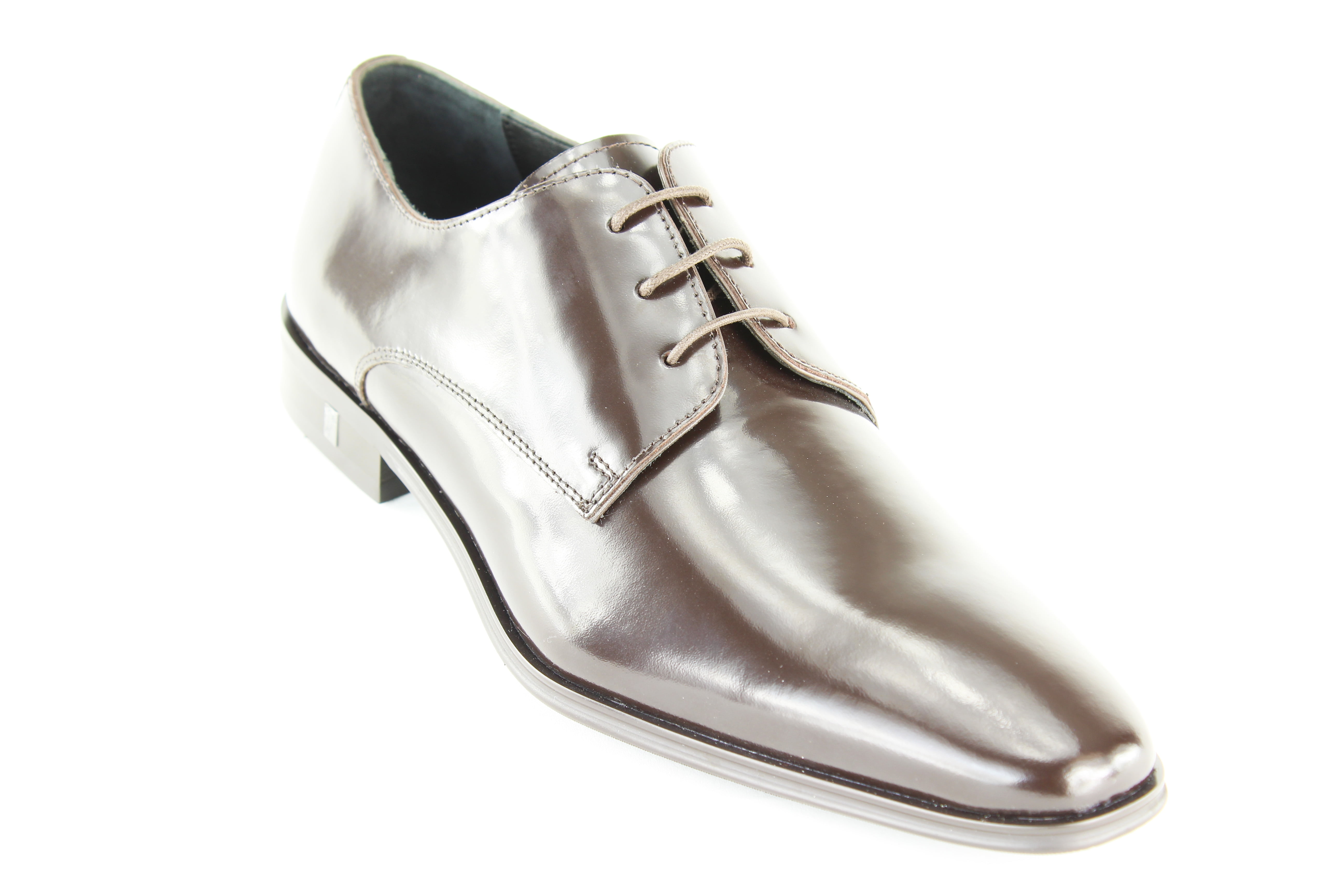 versace polished derby shoes
